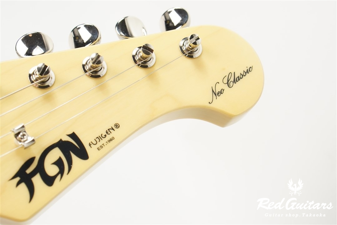 【6/4迄】Fujigen Neo Classic NST11RAL FUJIGEN Neo Classic NST11MAH - See-Thru Blue Burst | Red Guitars